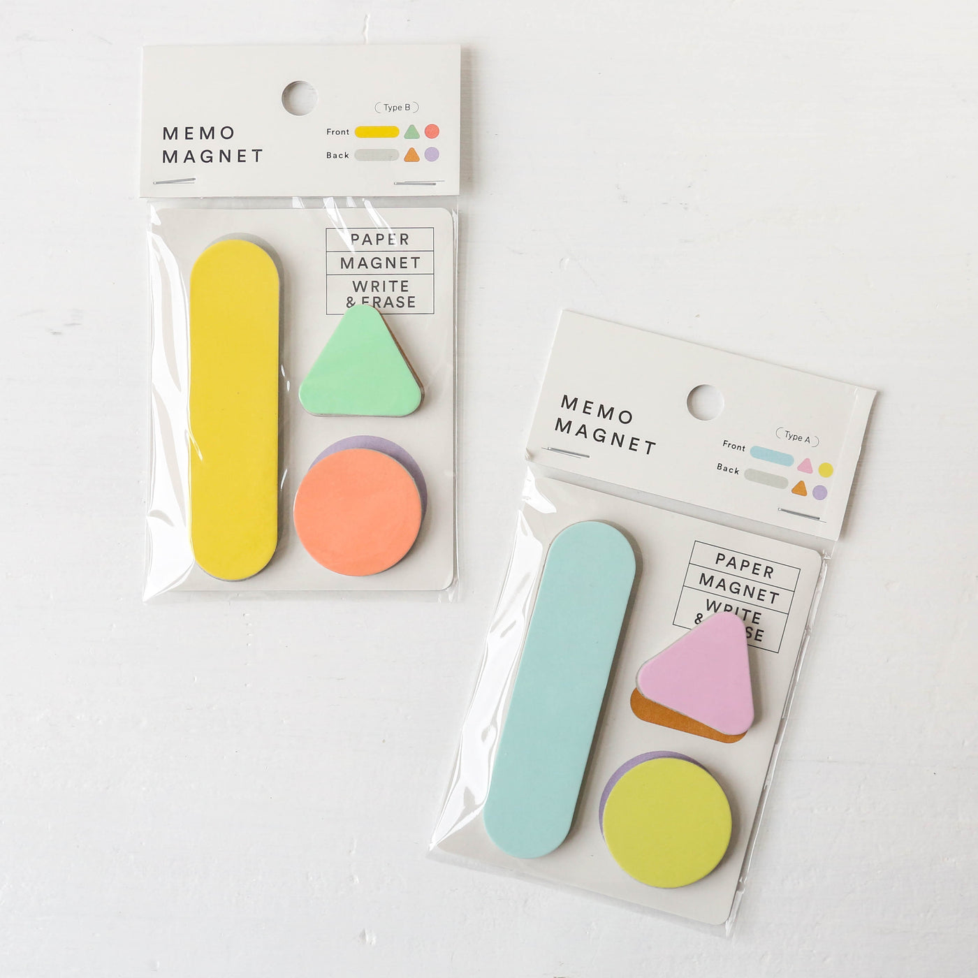 SIKIGU Paper Memo Magnet Set - 3 Pack