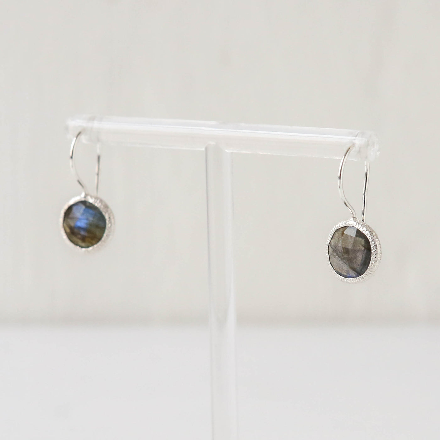 Aurora Silver & Labradorite Drop Earrings