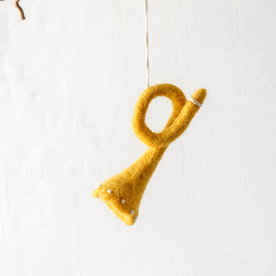 Felt Trumpet Hanging Decoration