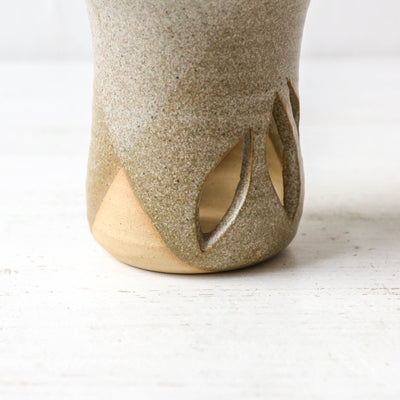 Studio Pottery Candle Holder - Batch 1 - Design B