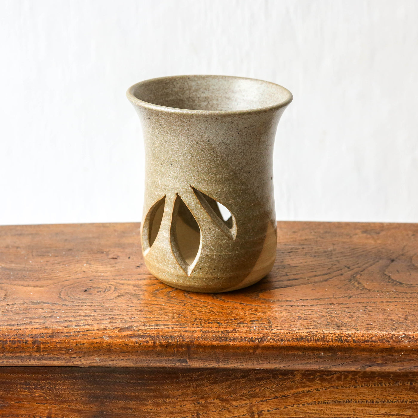 Studio Pottery Candle Holder - Batch 1 - Design B