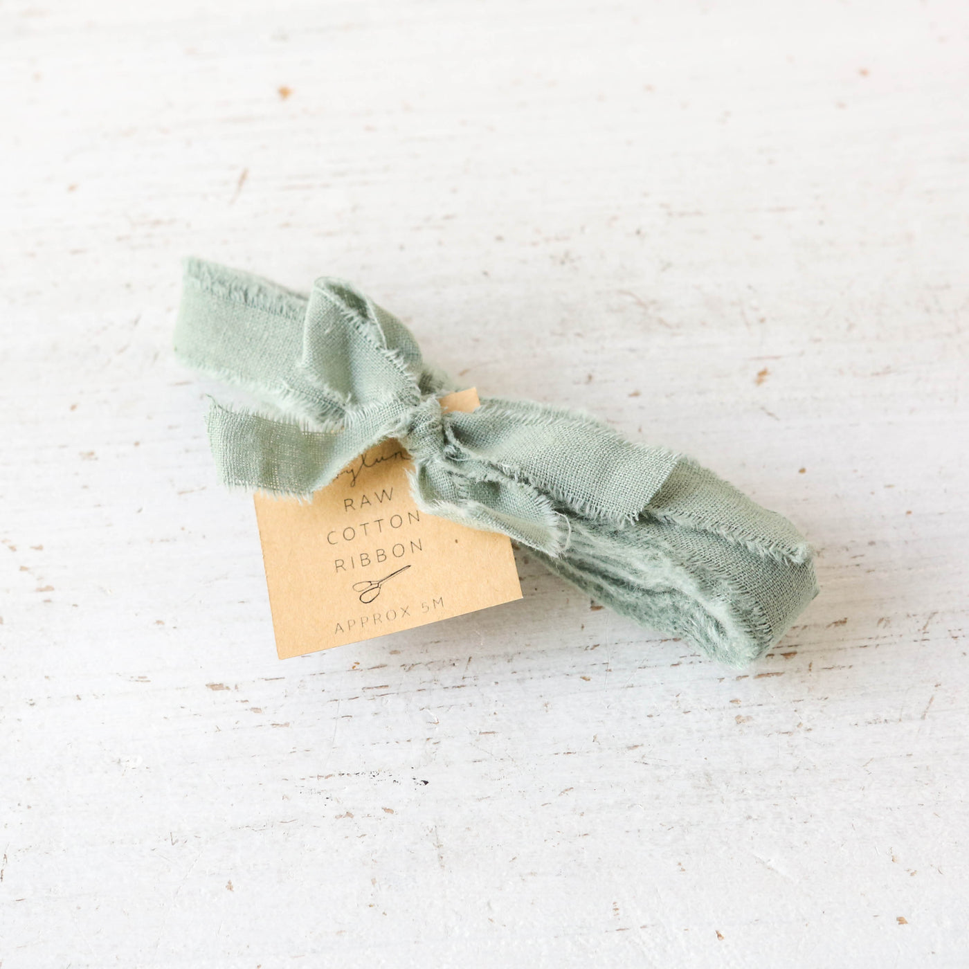 Narrow Raw Cotton Ribbon - 5m