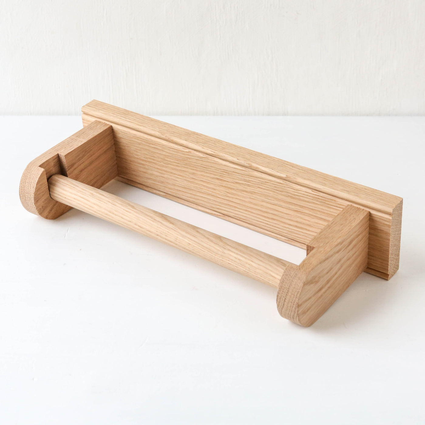 Oak Kitchen Roll Holder