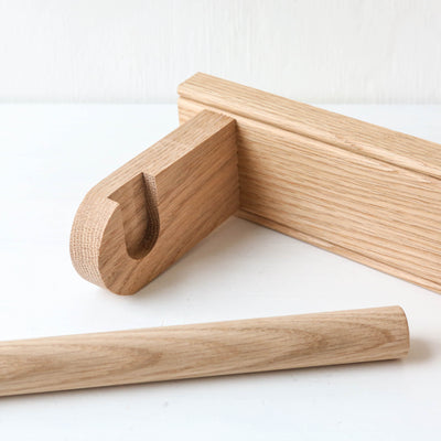 Oak Kitchen Roll Holder