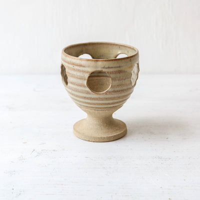 Studio Pottery Candle Holder - Batch 1 - Design C