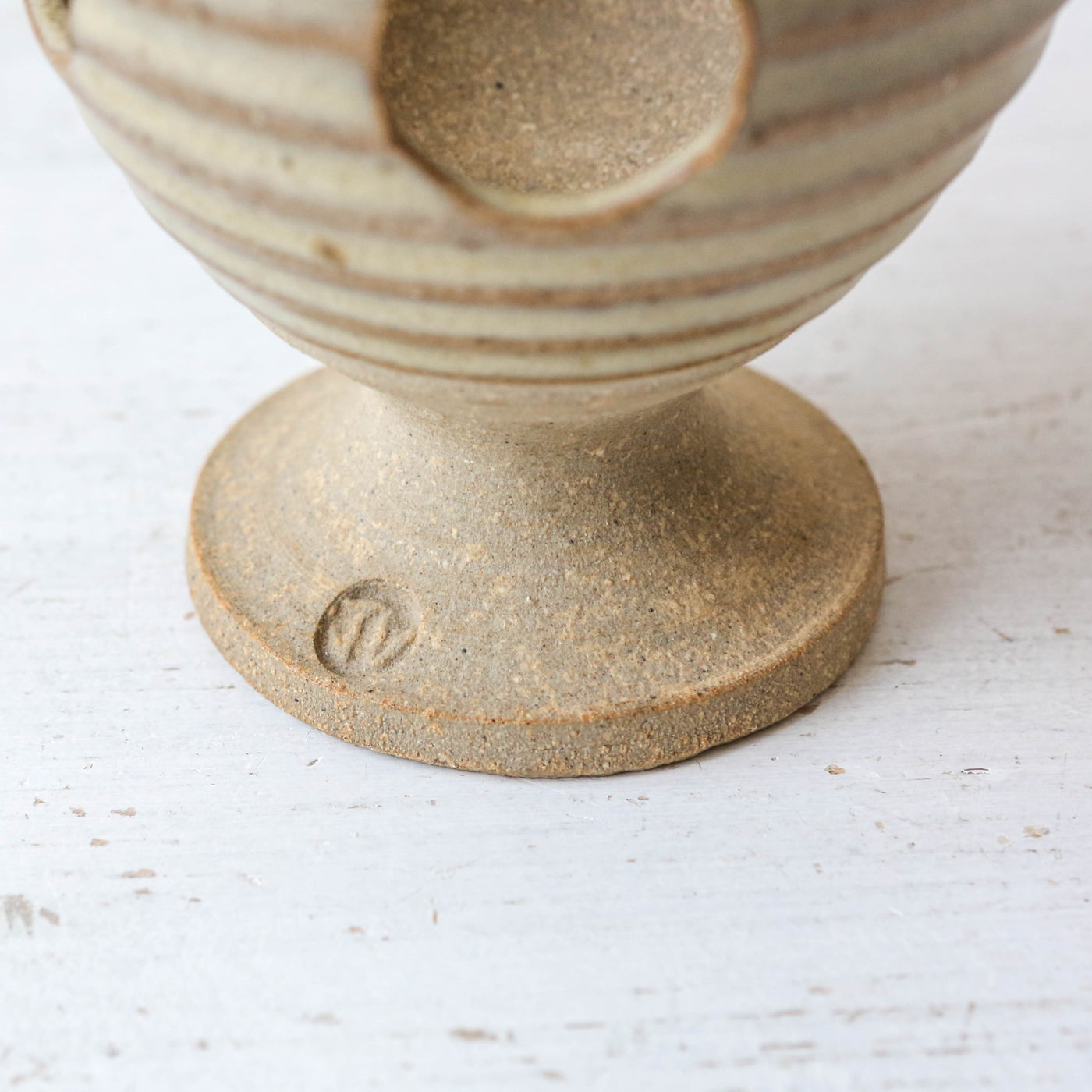 Studio Pottery Candle Holder - Batch 1 - Design C