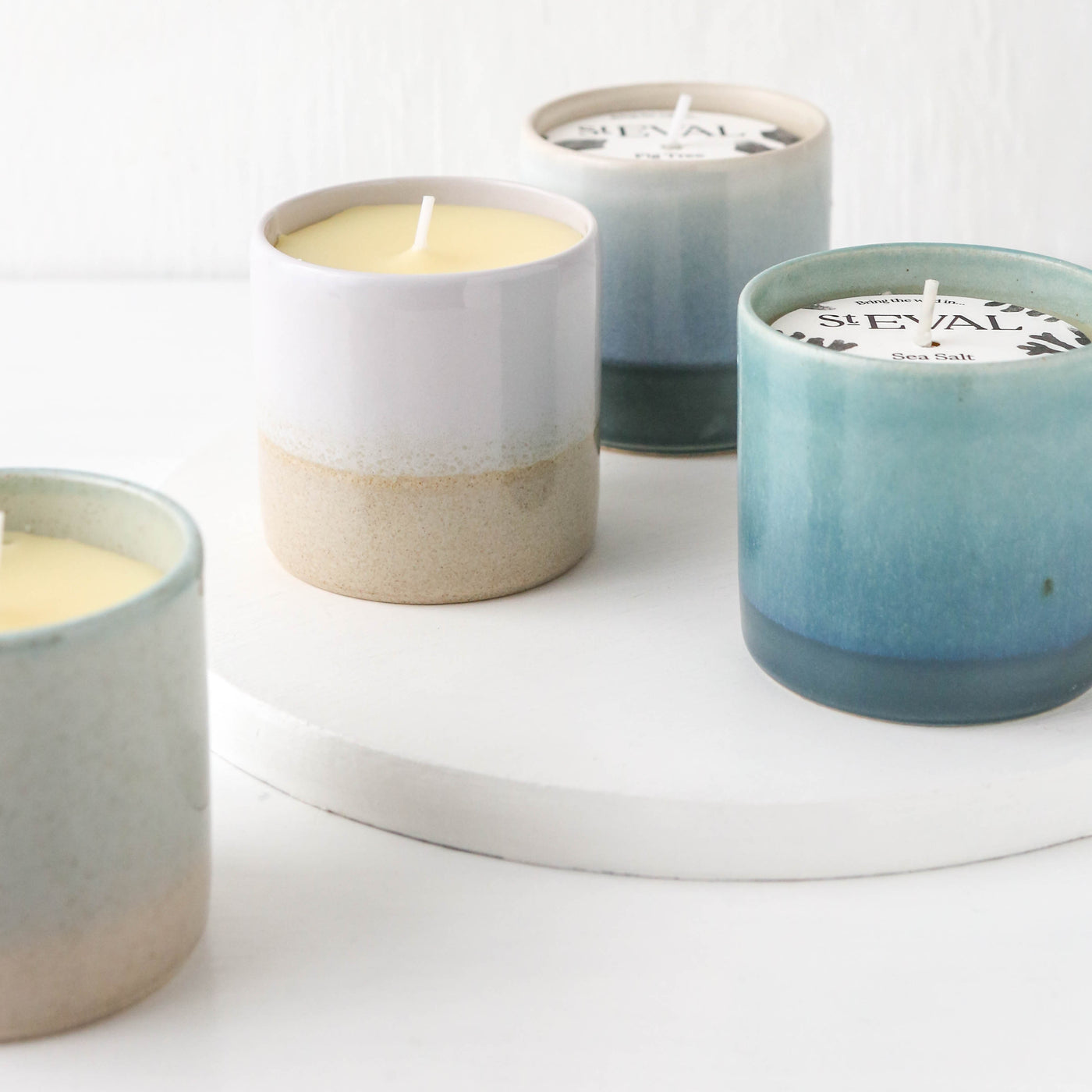 NEW St. Eval Scented Glazed Candle Pot