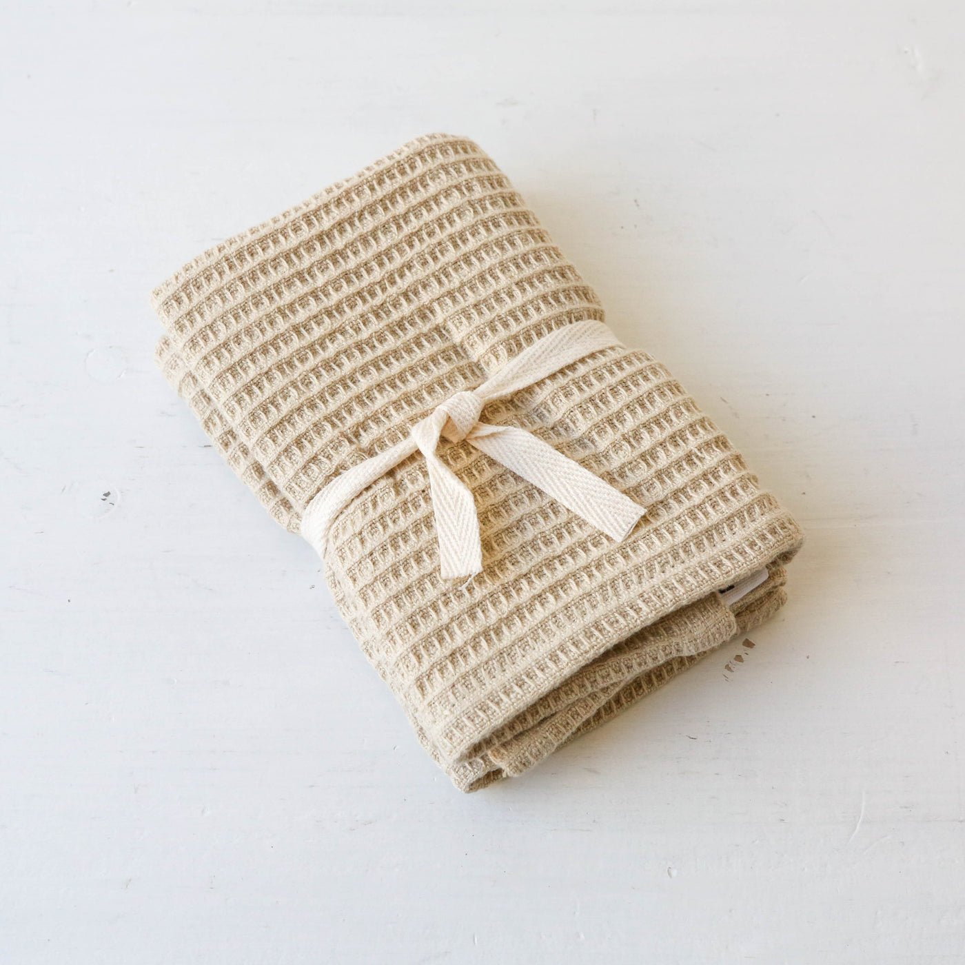 Set of Two Dish Cloths - Beige