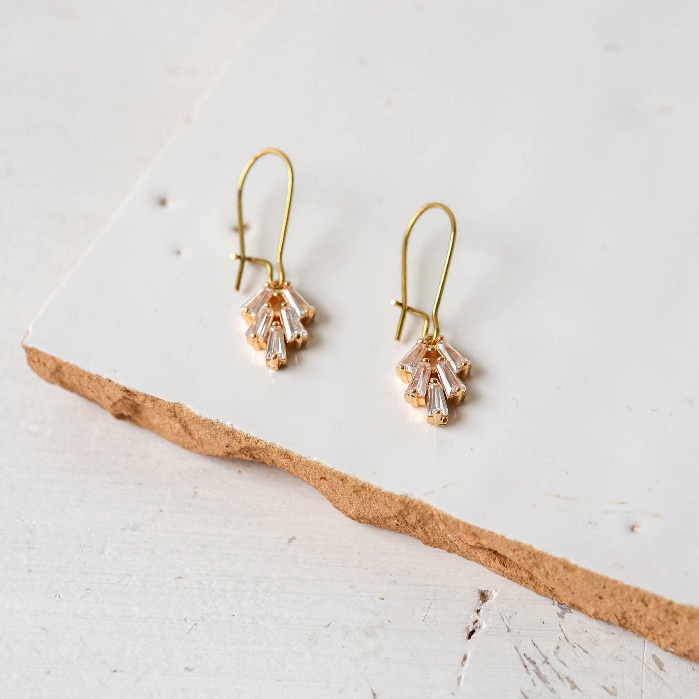 Deco Crystal 'Chrysler' Earrings