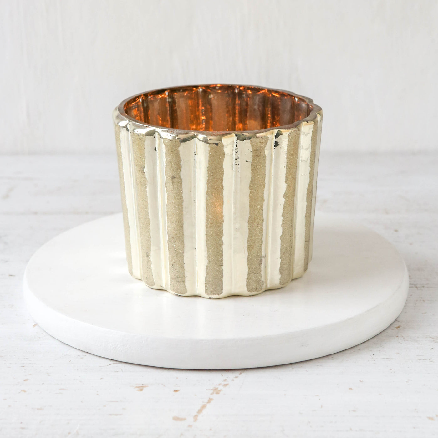 Scalloped Tea Light Holder