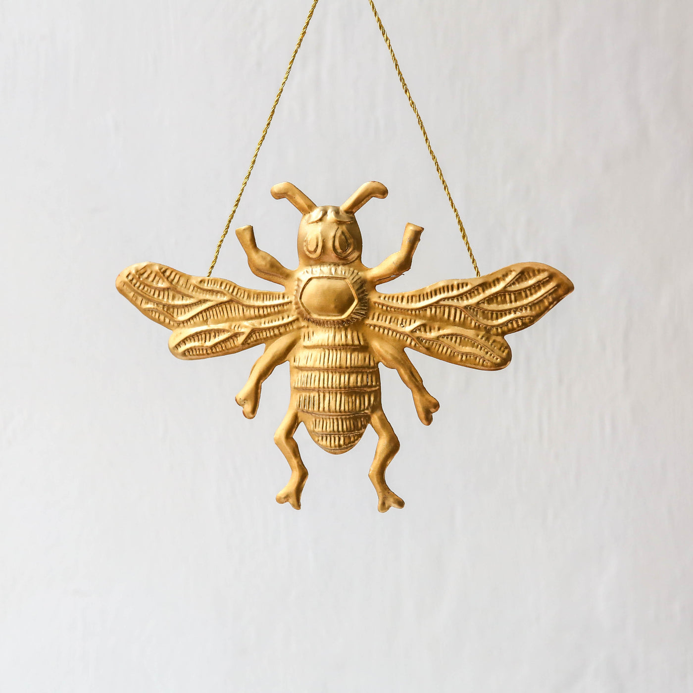 Bee Decoration - Pressed Antique Brass