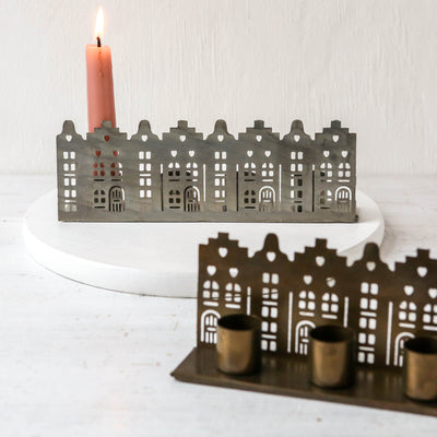 Townhouse Design Dinner Candle Holder