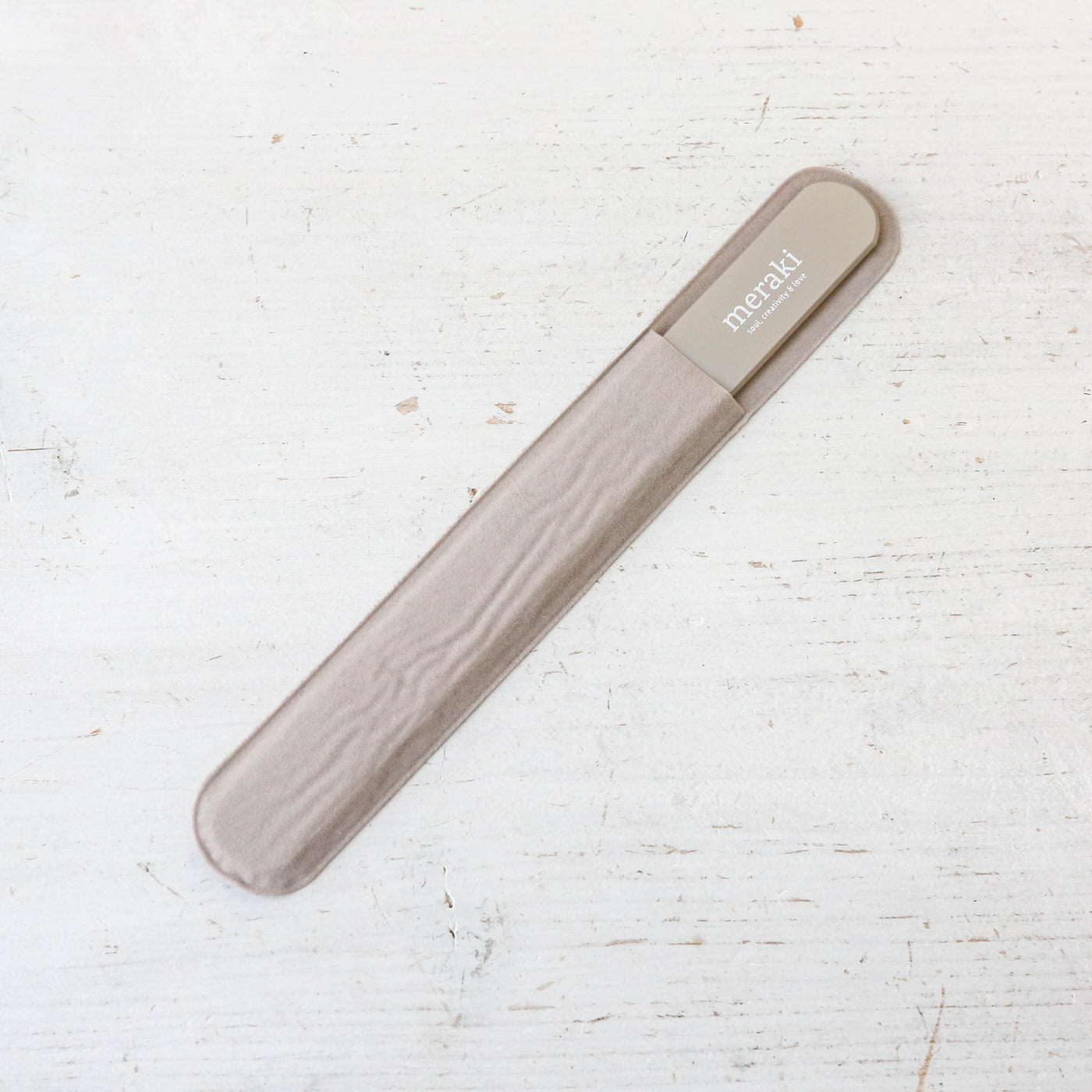 Large Grey Glass Nail File