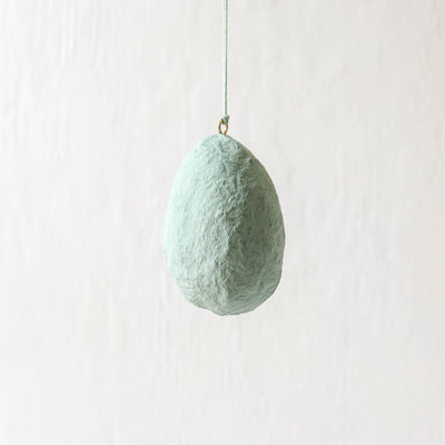 Cotton Mache Egg Decoration - Plain