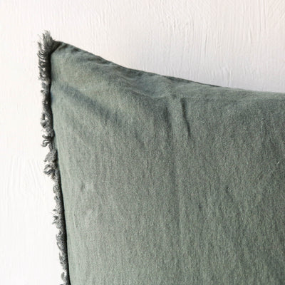 Oblong Linen Cotton Cushion Cover - Pigeon