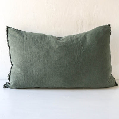 Oblong Linen Cotton Cushion Cover - Pigeon