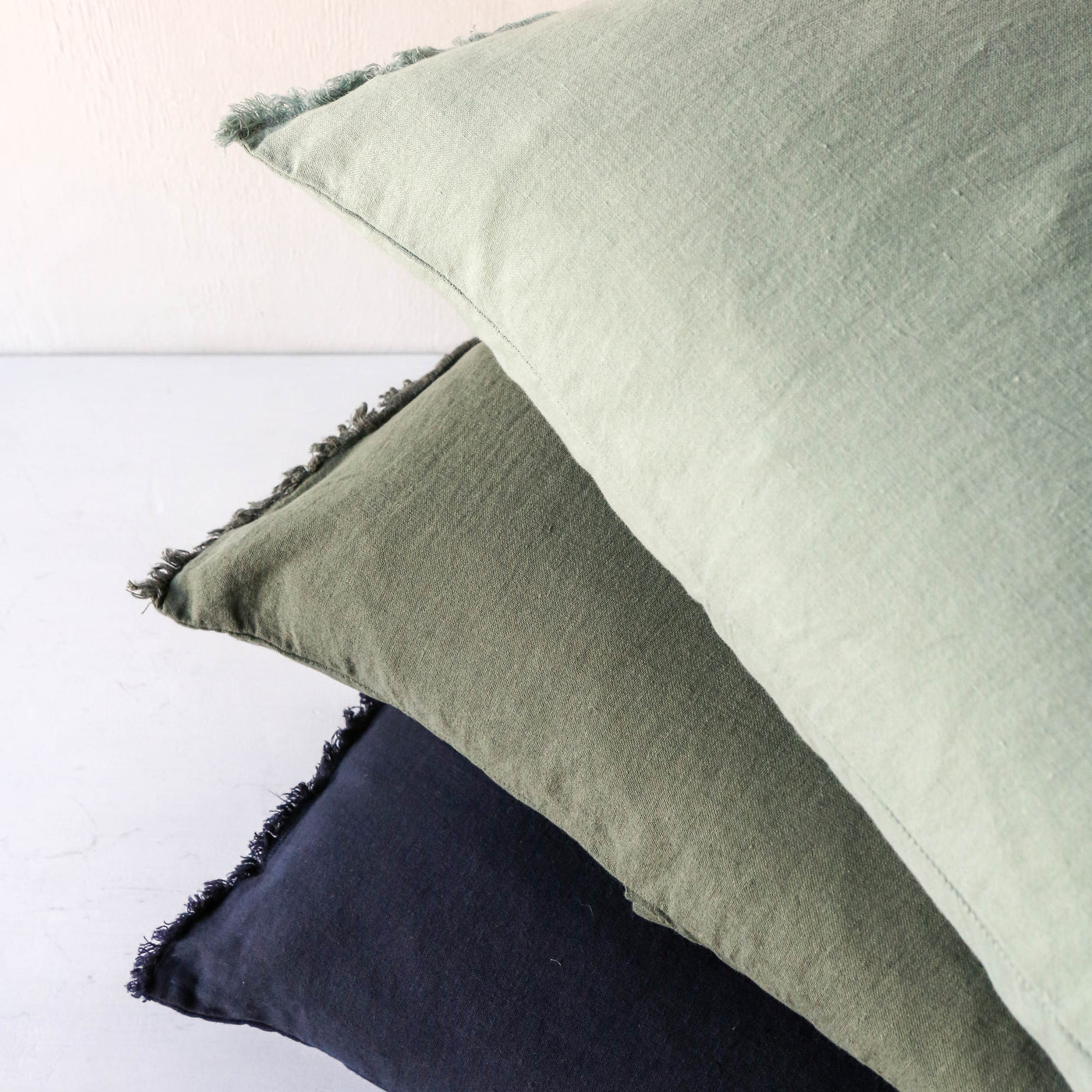 Oblong Linen Cotton Cushion Cover - Pigeon