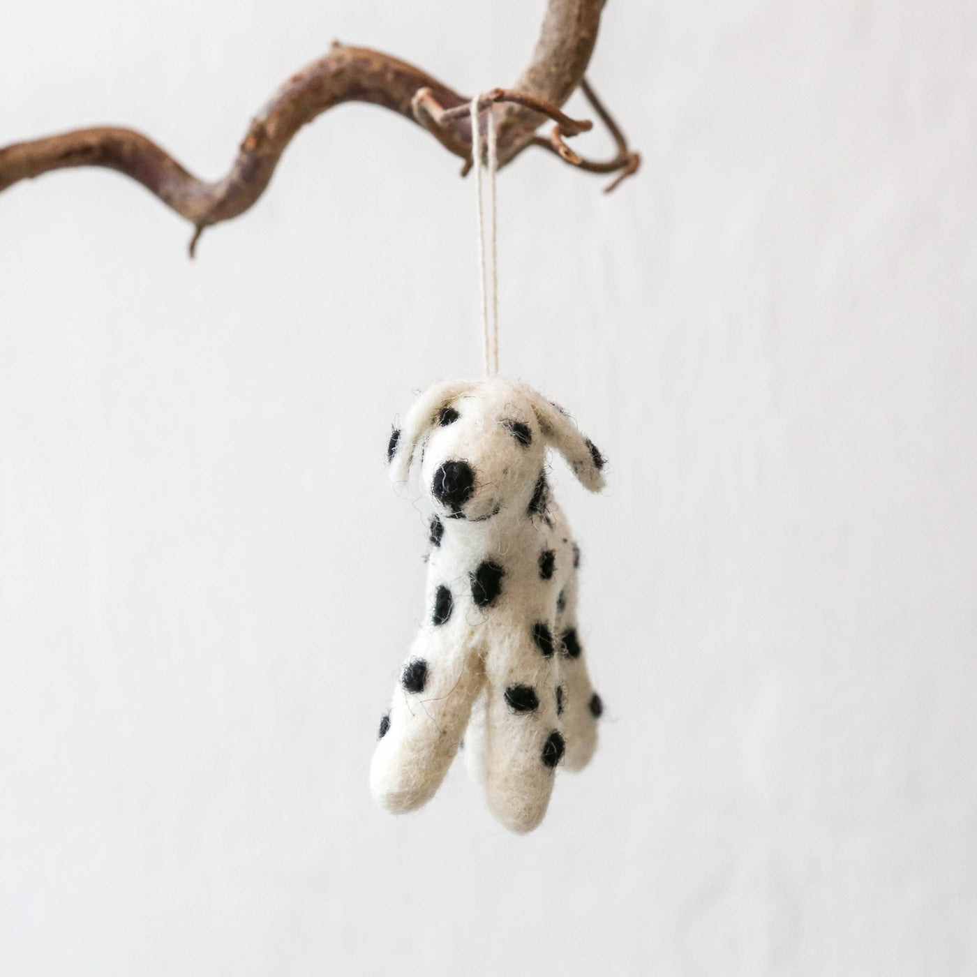 Felt Dog Hanging Decoration - Dalmation