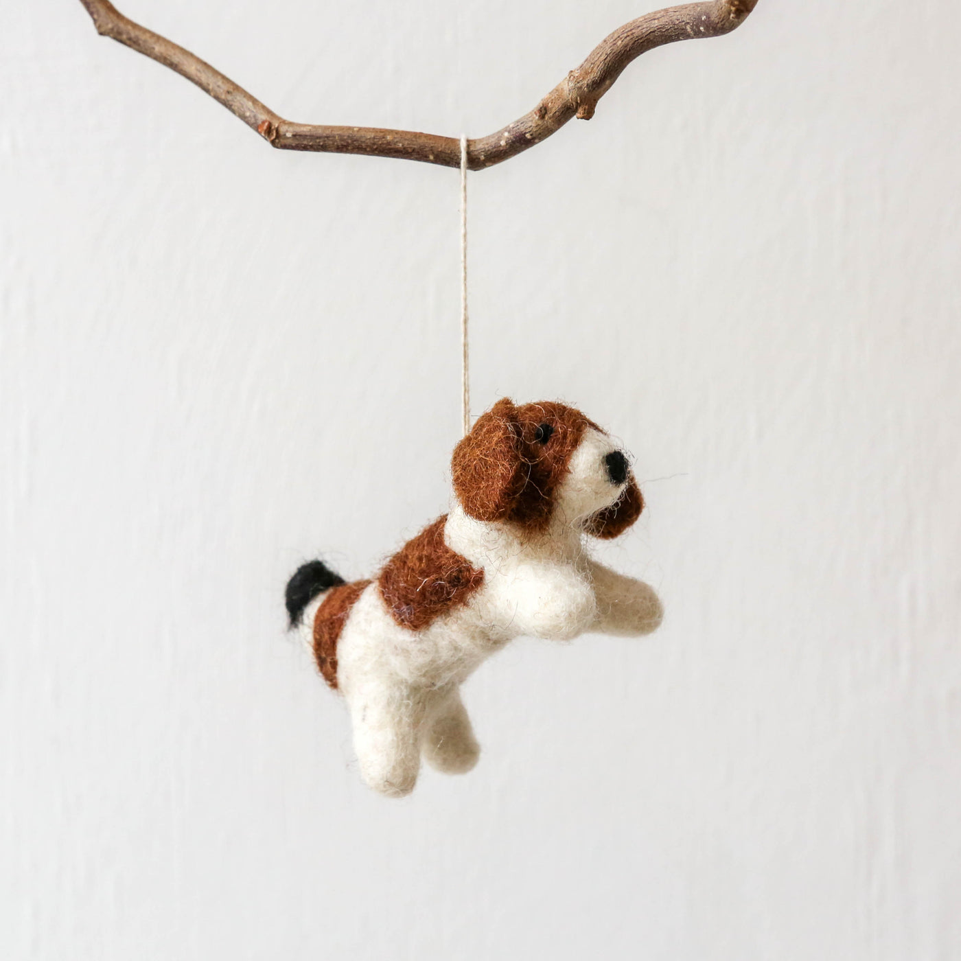 Felt Dog Hanging Decoration - Jack Russel