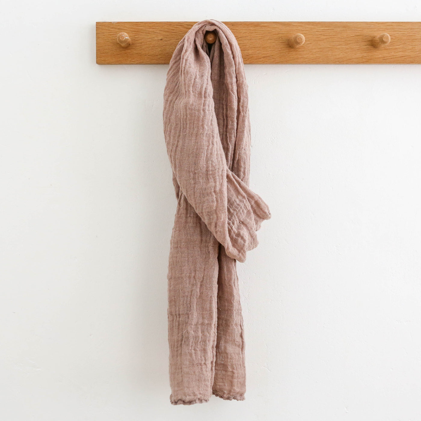 Soft Linen Scarf - Blush