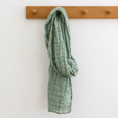 Soft Linen Scarf - Mint