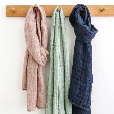 Soft Linen Scarf - Mint