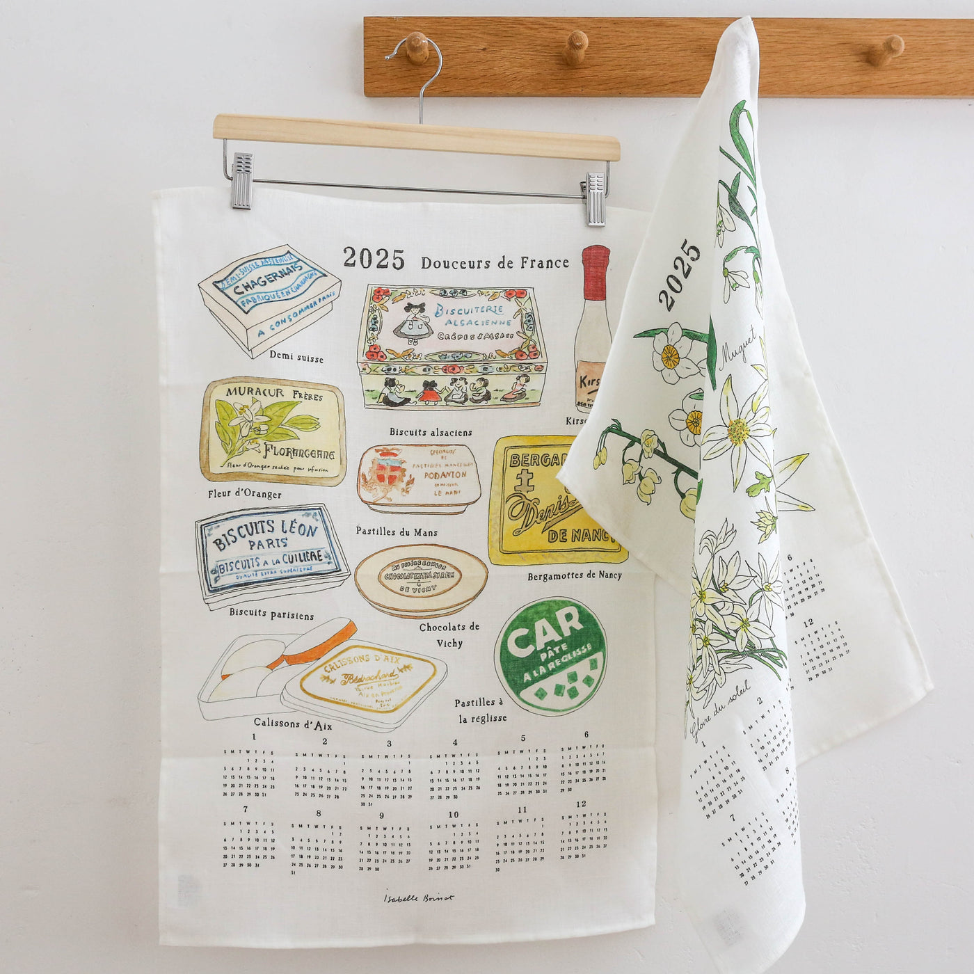 2025 Calendar Cloth - French Sweets