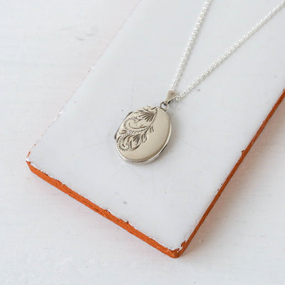 Silver Vintage Locket - Batch G