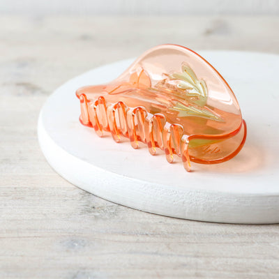 California Poppy Hair Claw Clip