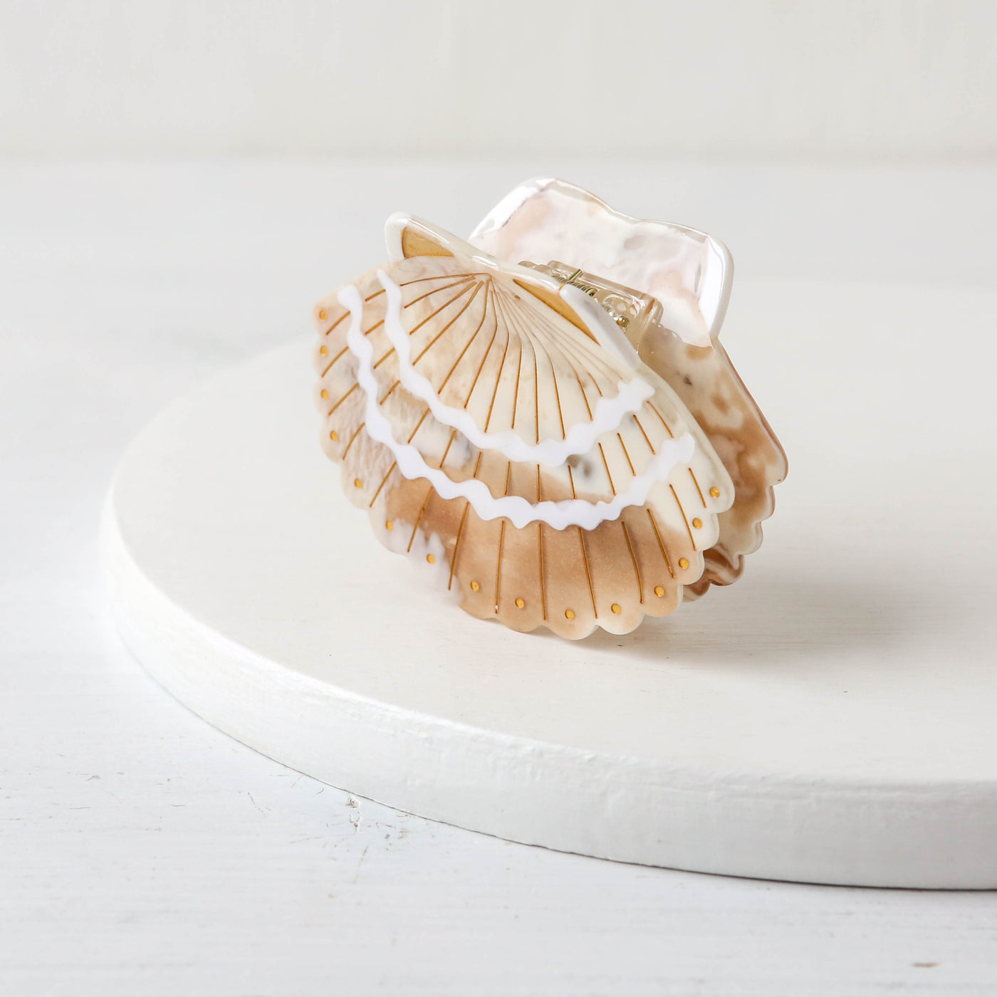 Sea Shell Hair Claw Clip