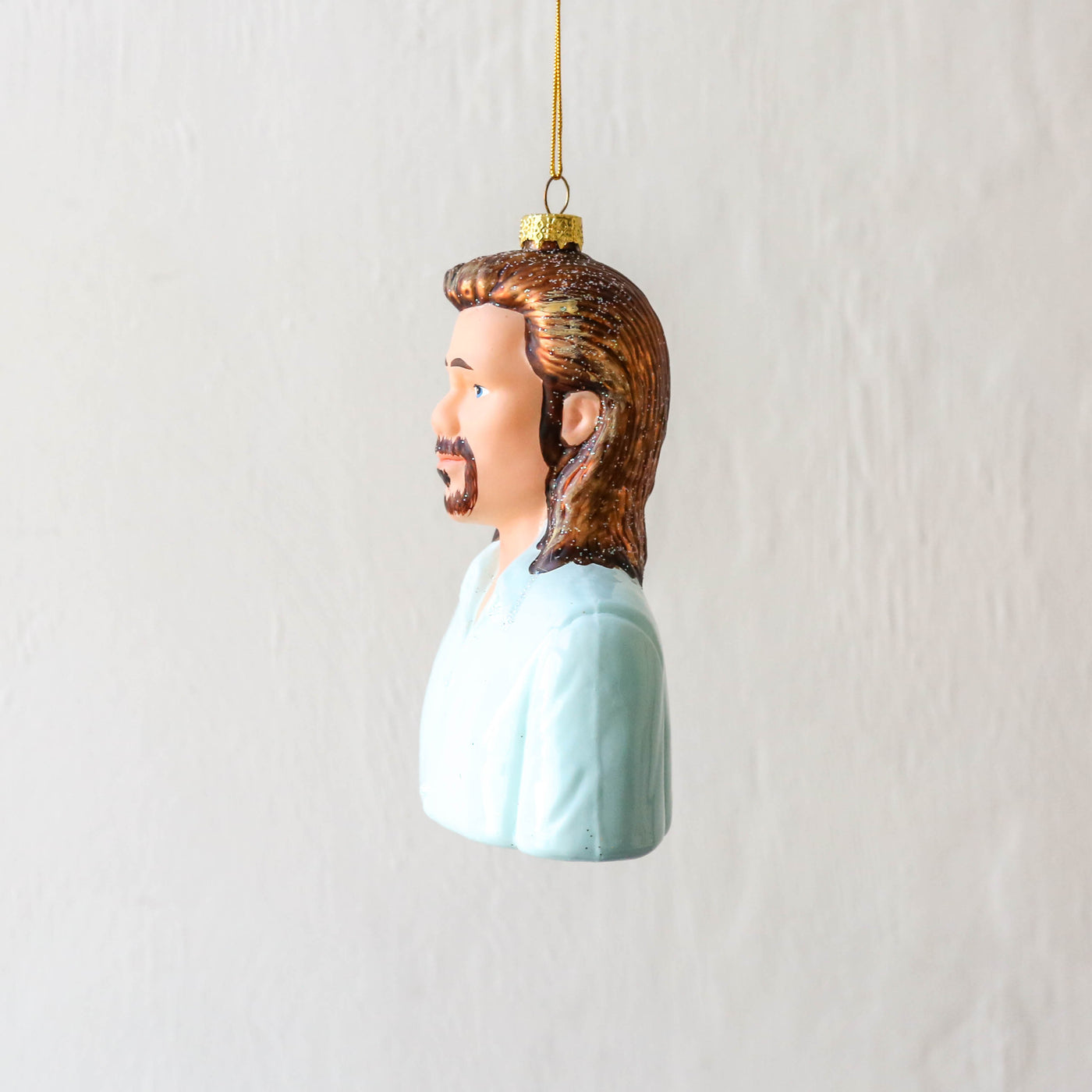 Brad Pitt Glass Tree Decoration