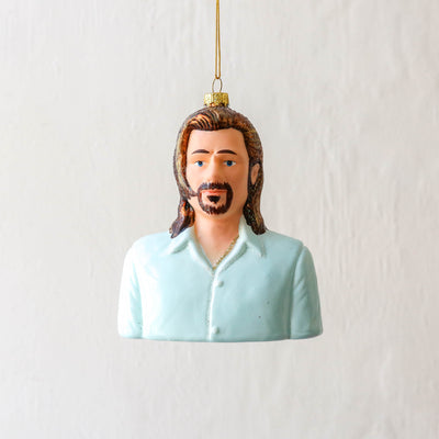 Brad Pitt Glass Tree Decoration