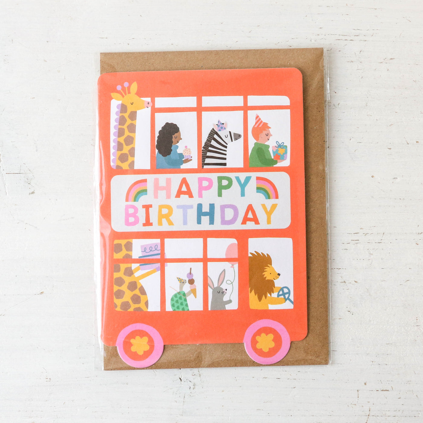 Birthday Bus Card