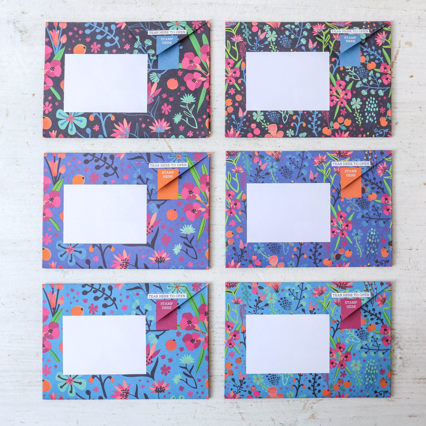 Pigeon Letter Set - Midnight Garden