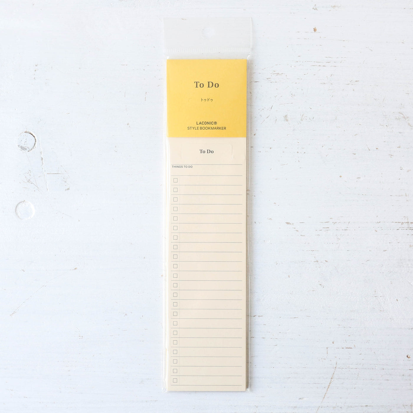 Laconic Style Organising Bookmarks - 24 Sheets