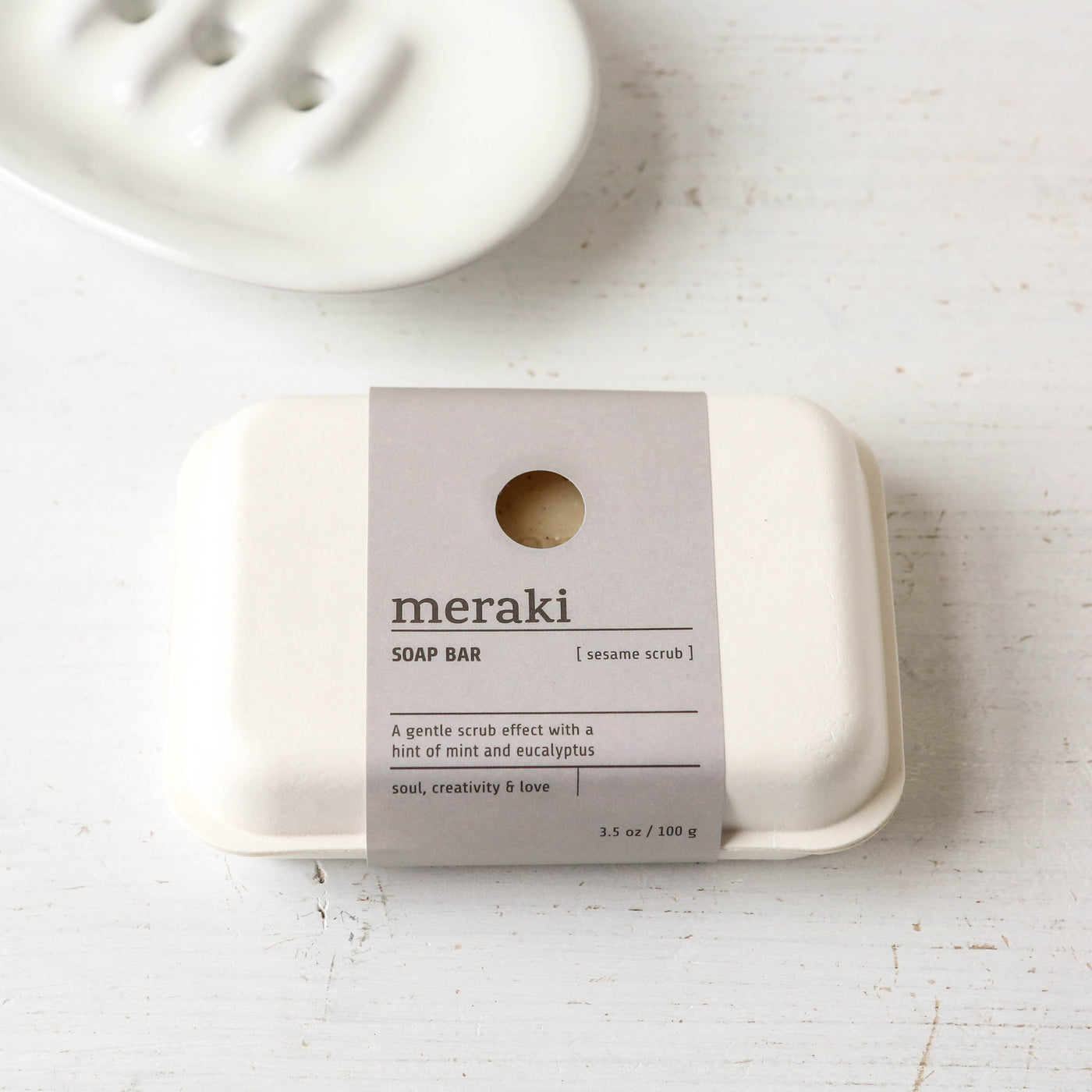 Meraki Soap Bar - Sesame Scrub