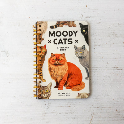 Moody Cats Sticker Book