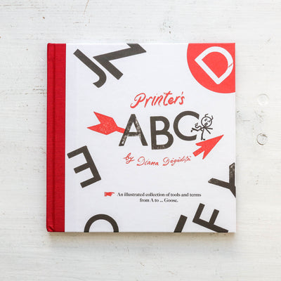 Printer's ABC Illustrated Book