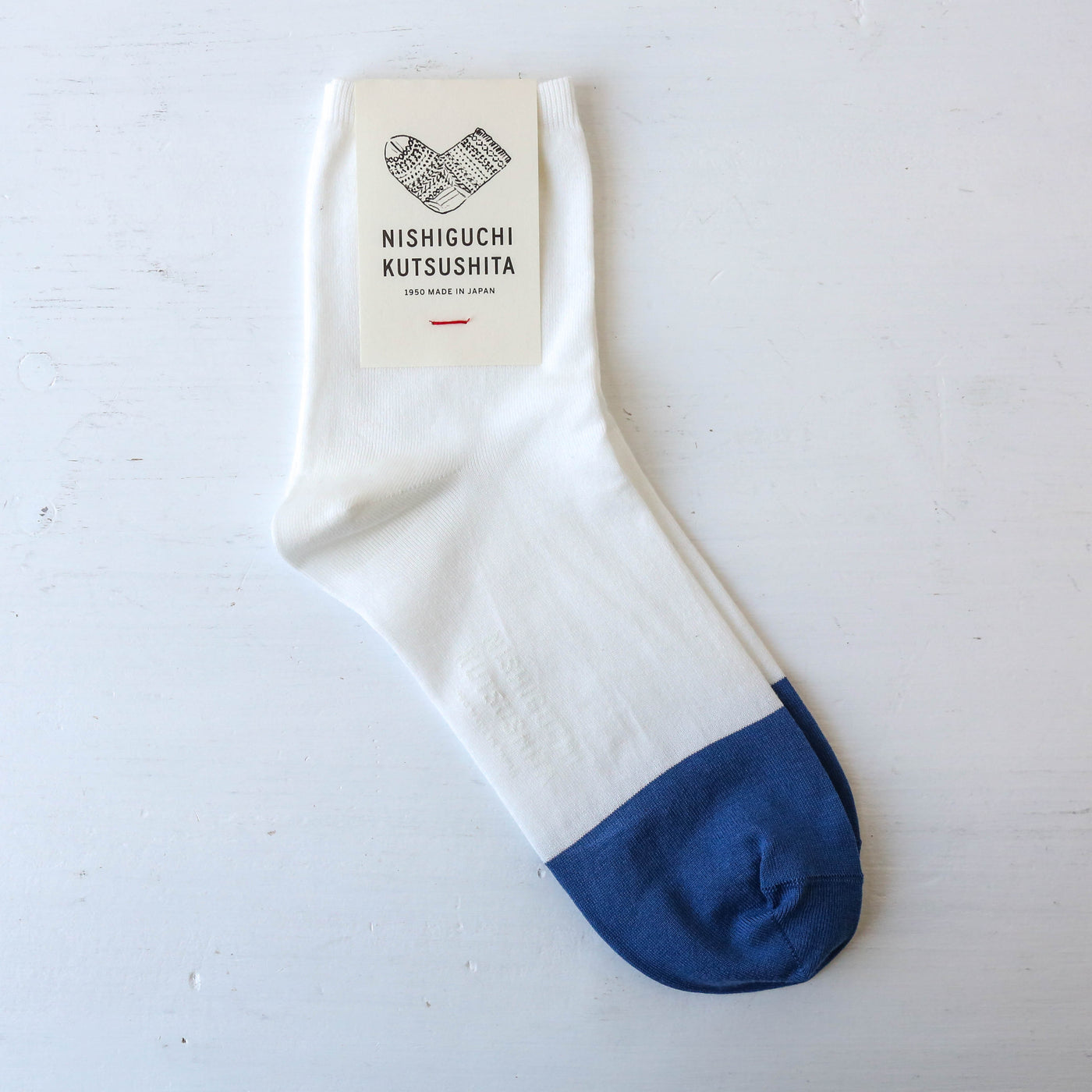 High Twisted Cotton August Socks by Nishiguchi Kutsushita
