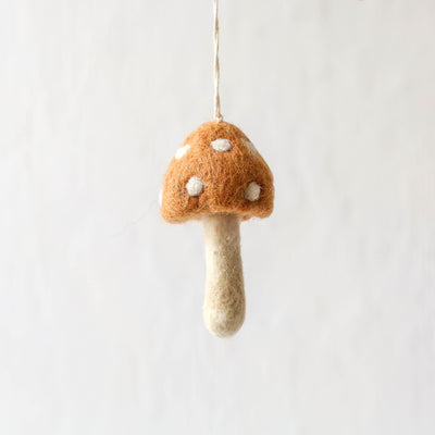 Felt Toadstool Hanging Decoration