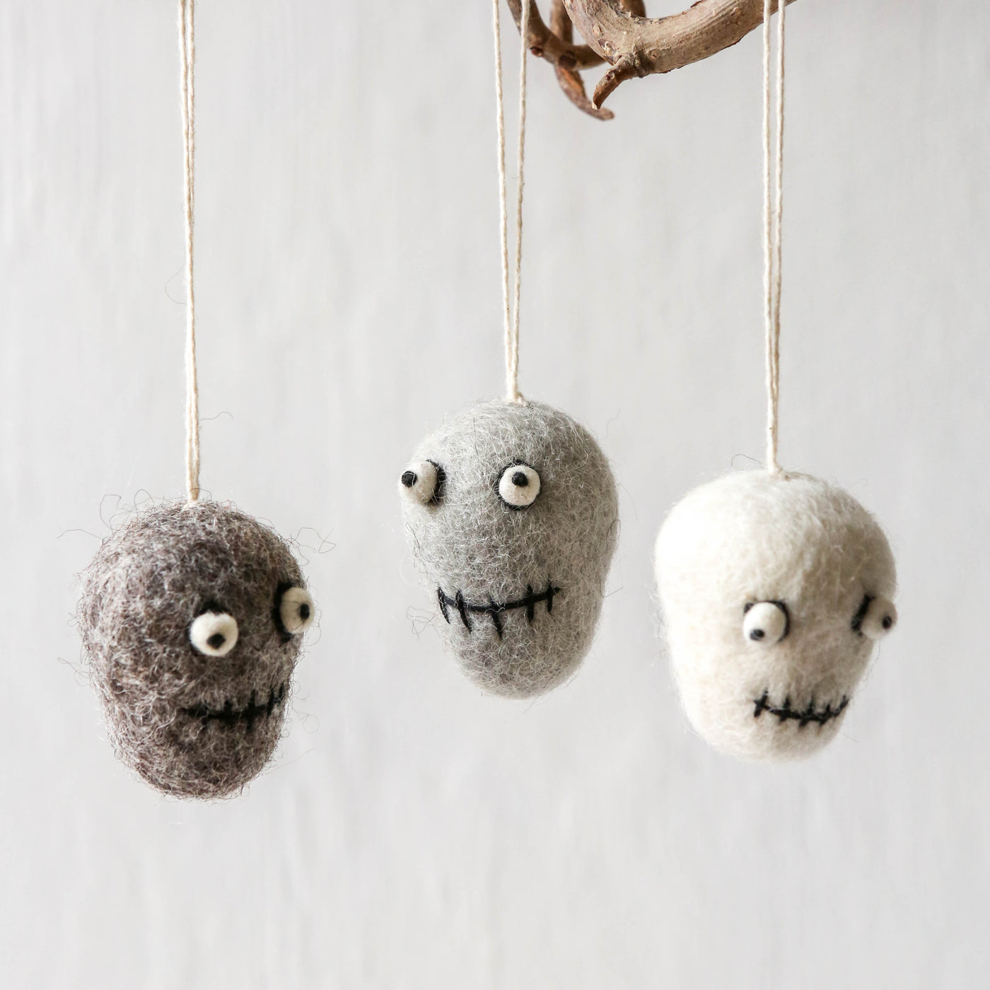 Skeleton Face Felt Hanging Decoration