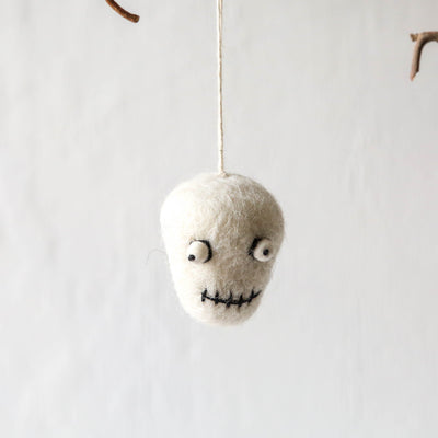 Skeleton Face Felt Hanging Decoration