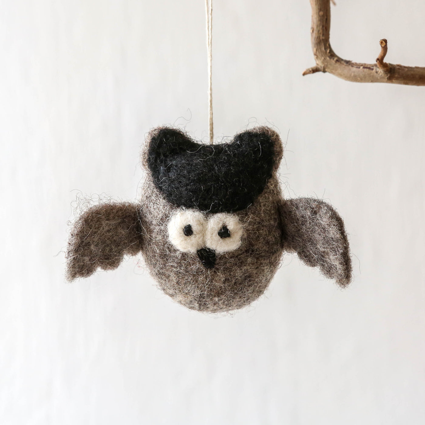 Spooky Felt Halloween Owl Hanging Decoration