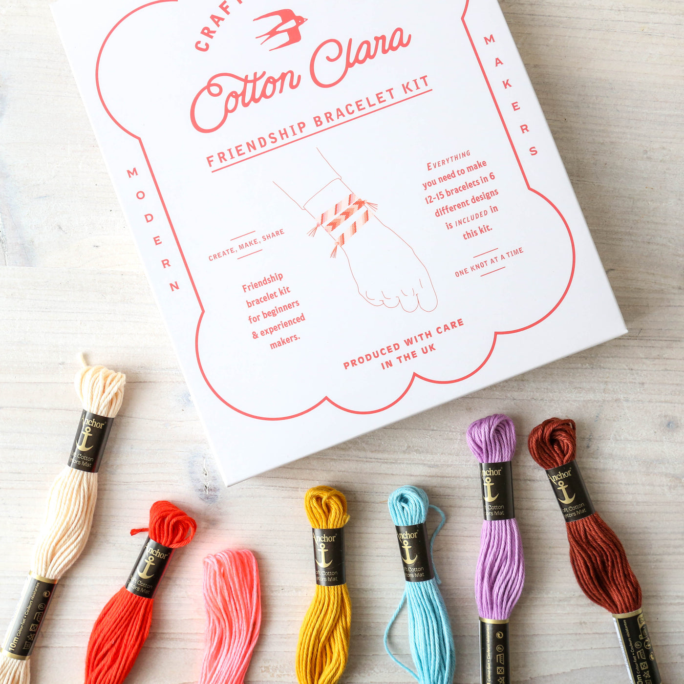 Cotton Clara Friendship Bracelets Craft Kit