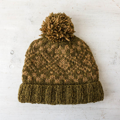 Bobble Beanie - New Forest Moss