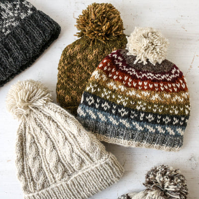 Bobble Beanie - Elveden Knit