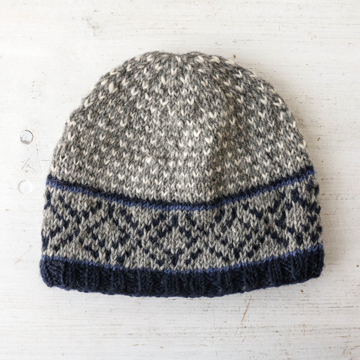 Beanie - Tromso Navy Knit