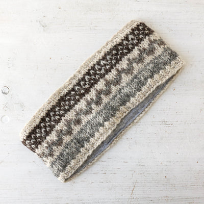 Headband - Fairisle Natural