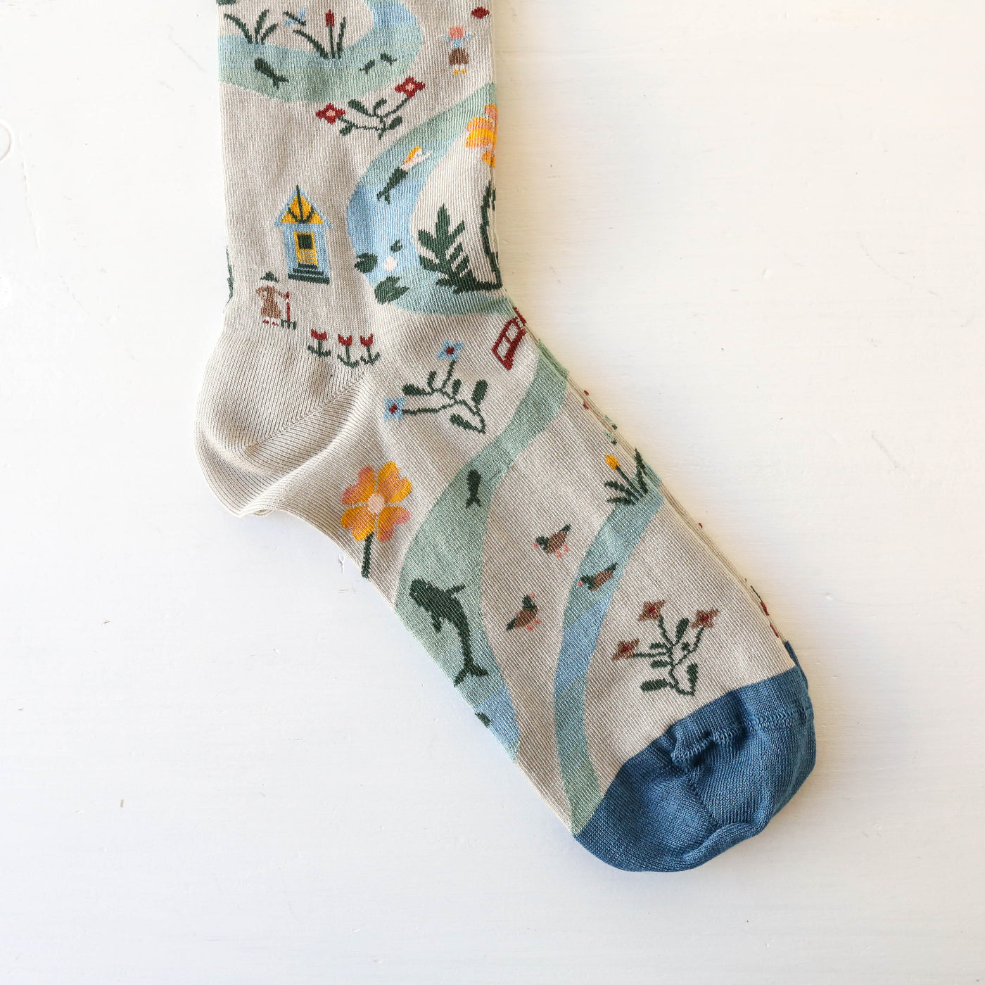 Bonne Maison Socks - Celadon River