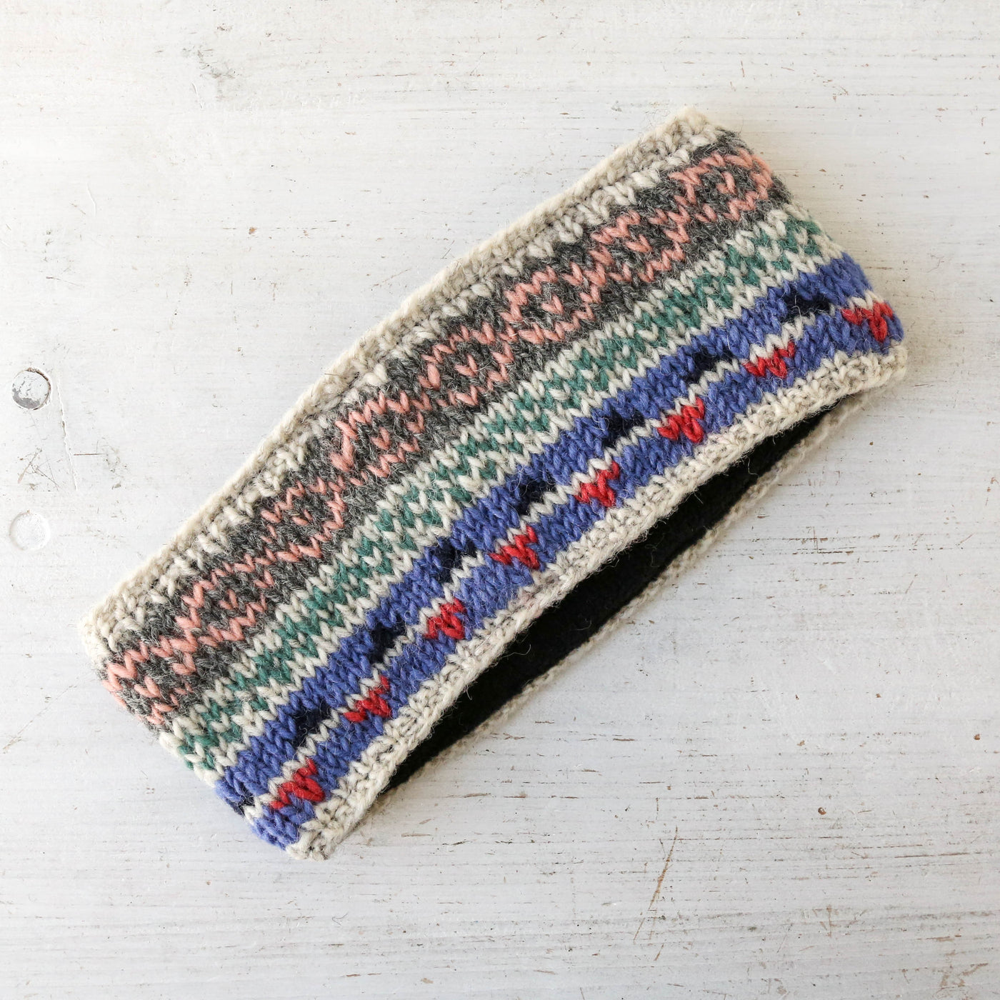 Headband - Fairisle Oatmeal